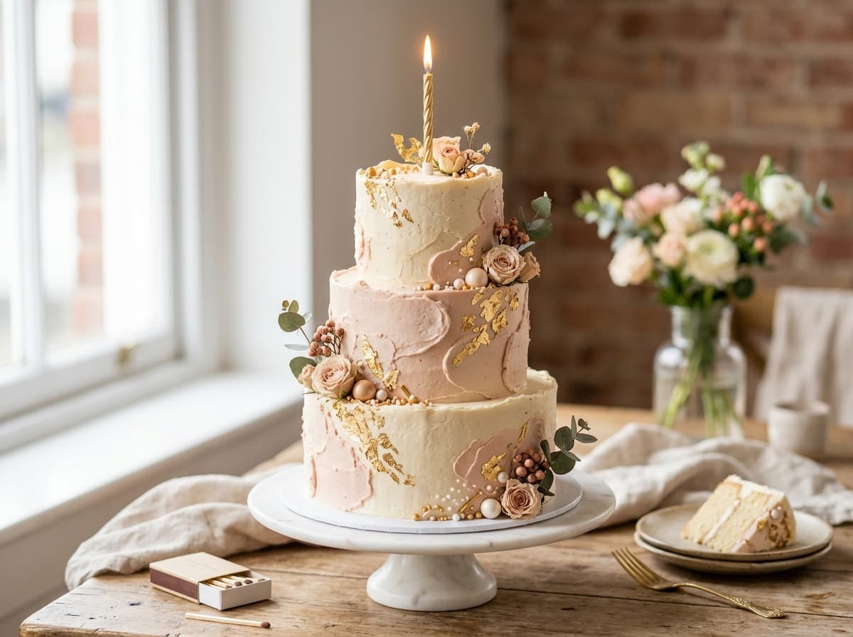Birthdays celebration cake by Neeora Bakes