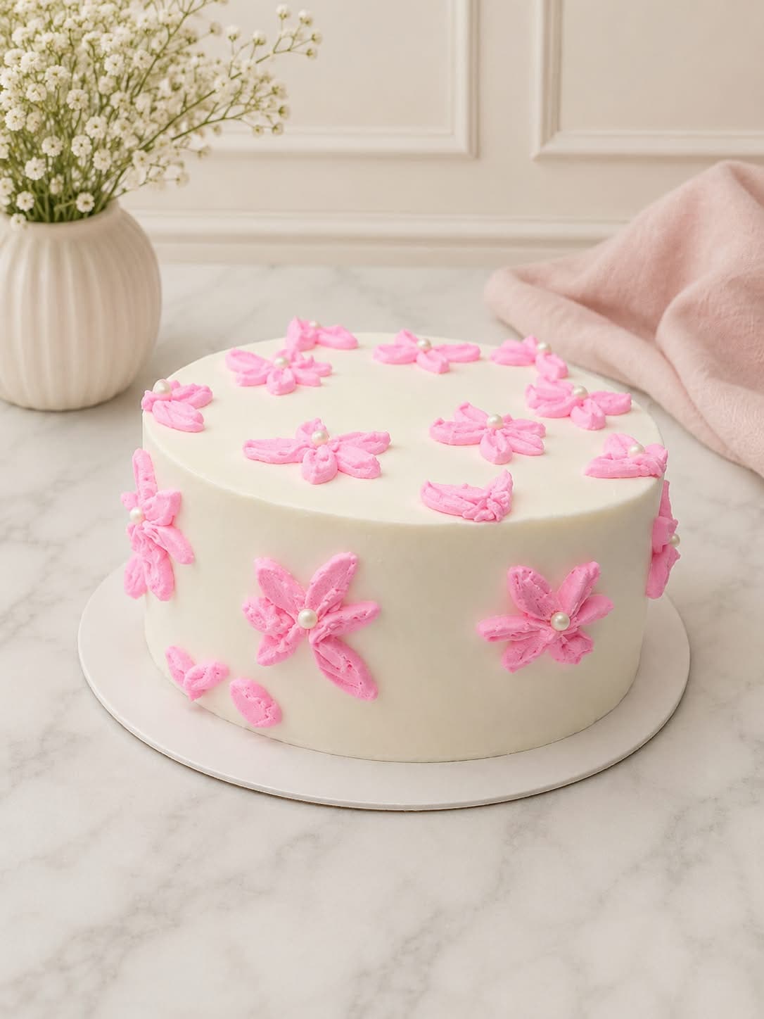 Floral Buttercream Cake