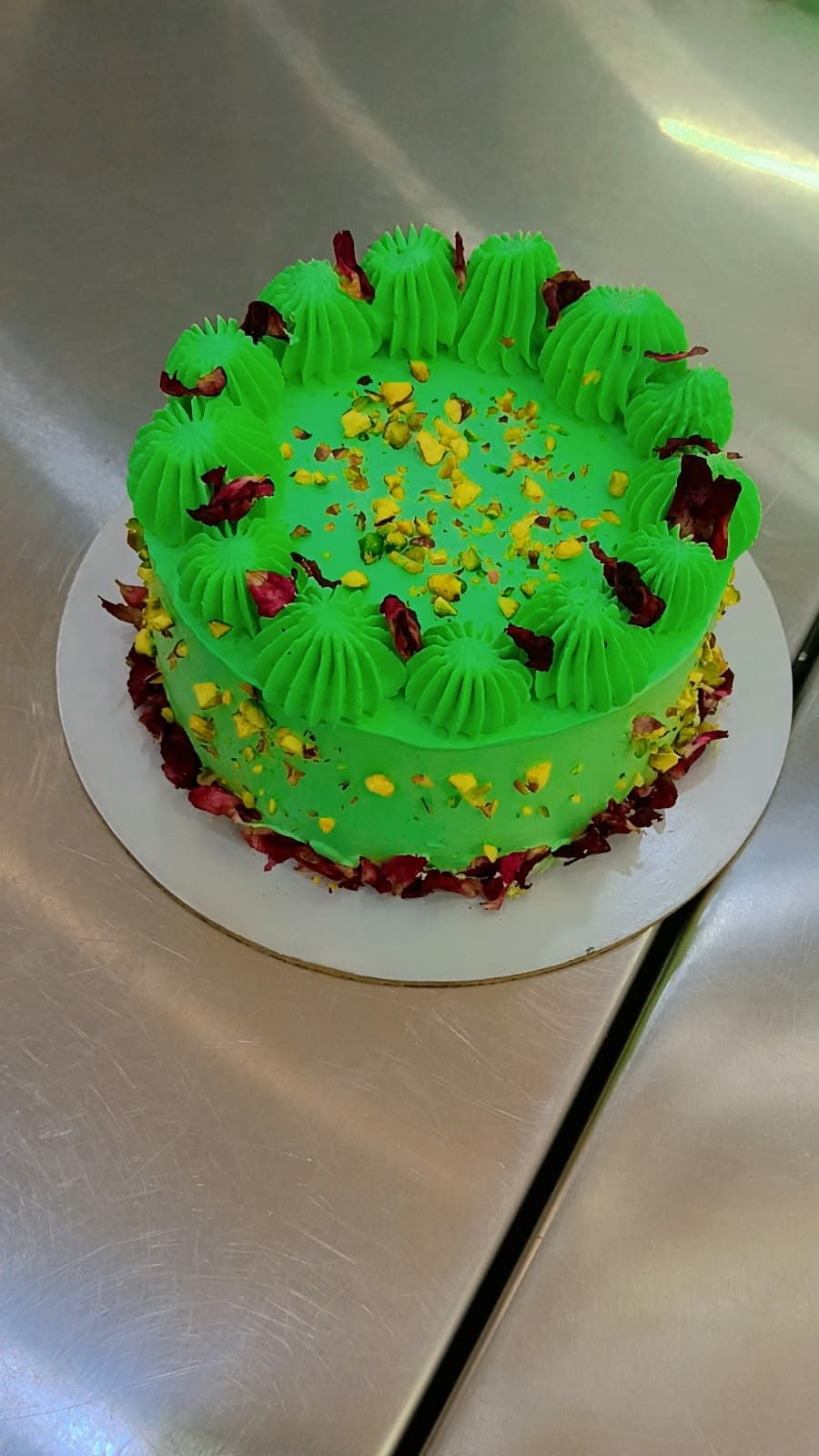 Pistachio Rose Fusion Cake